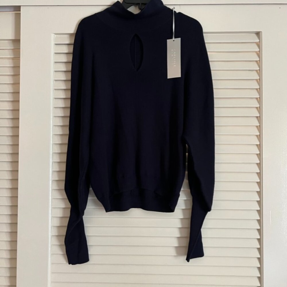 NWT Navy Sweater by per Se